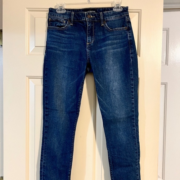 Raw Hem Skinny Jeans - Picture 1 of 2